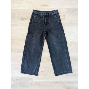 American Eagle Super High-Rise Baggy Wide Leg Cargo Jeans – (Size 8 Short)